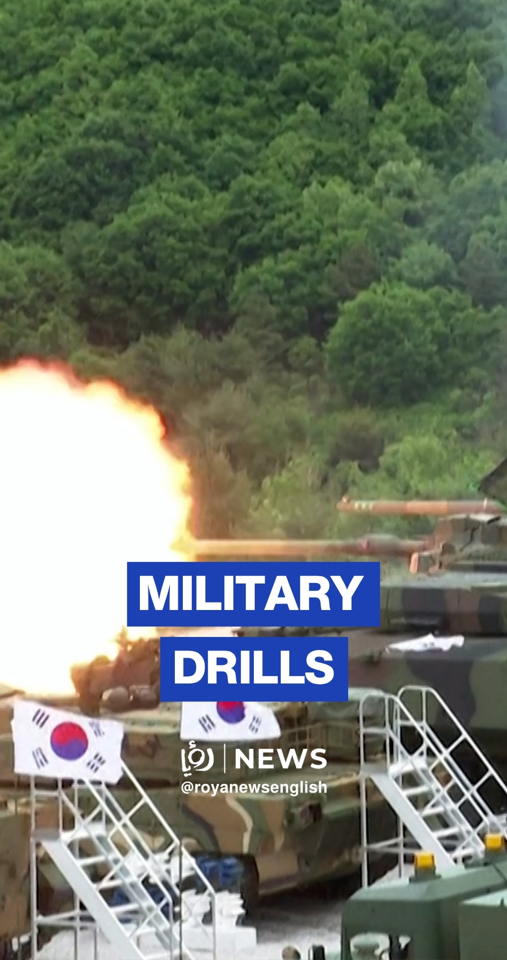 South Korean troops hold live-fire drills near border with North
