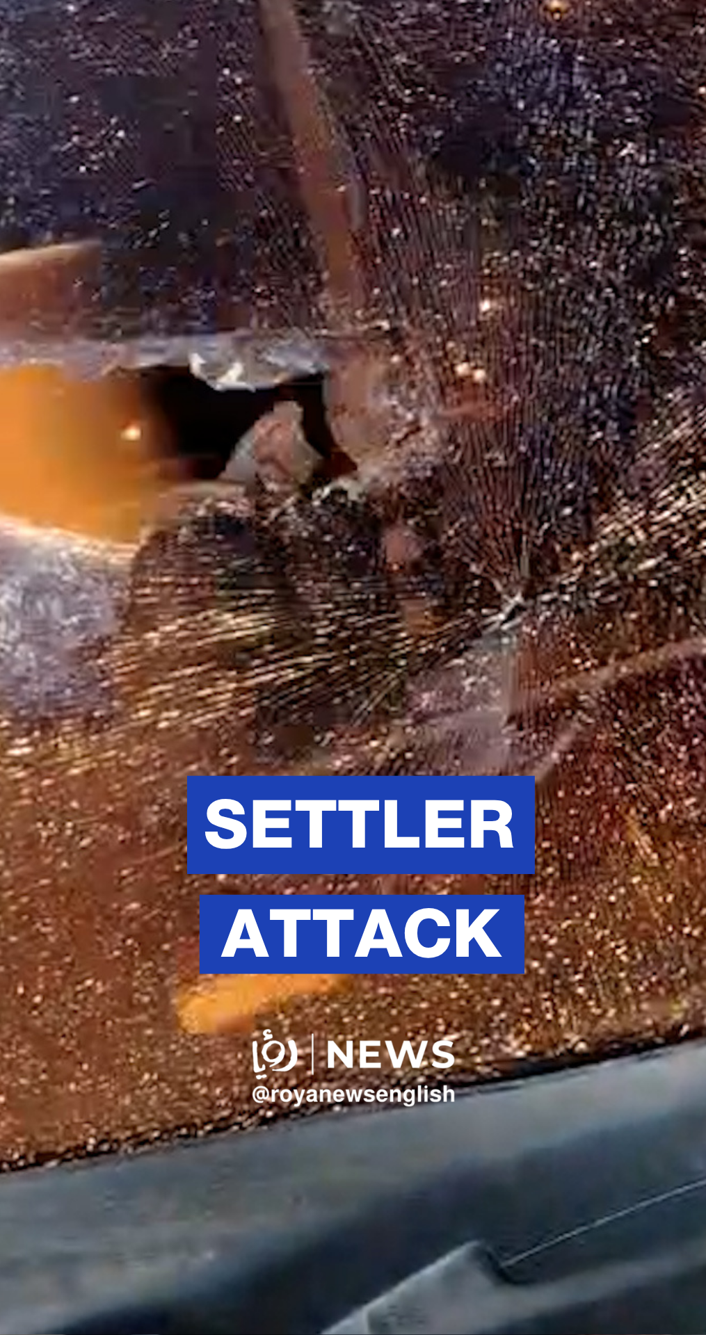 Settlers throw stones at Palestinian vehicles in northern Hebron