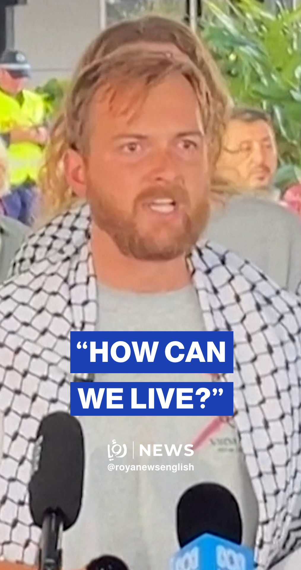 How can any of us be proud to be Australian?": Protester slams government ties with 'Israel'