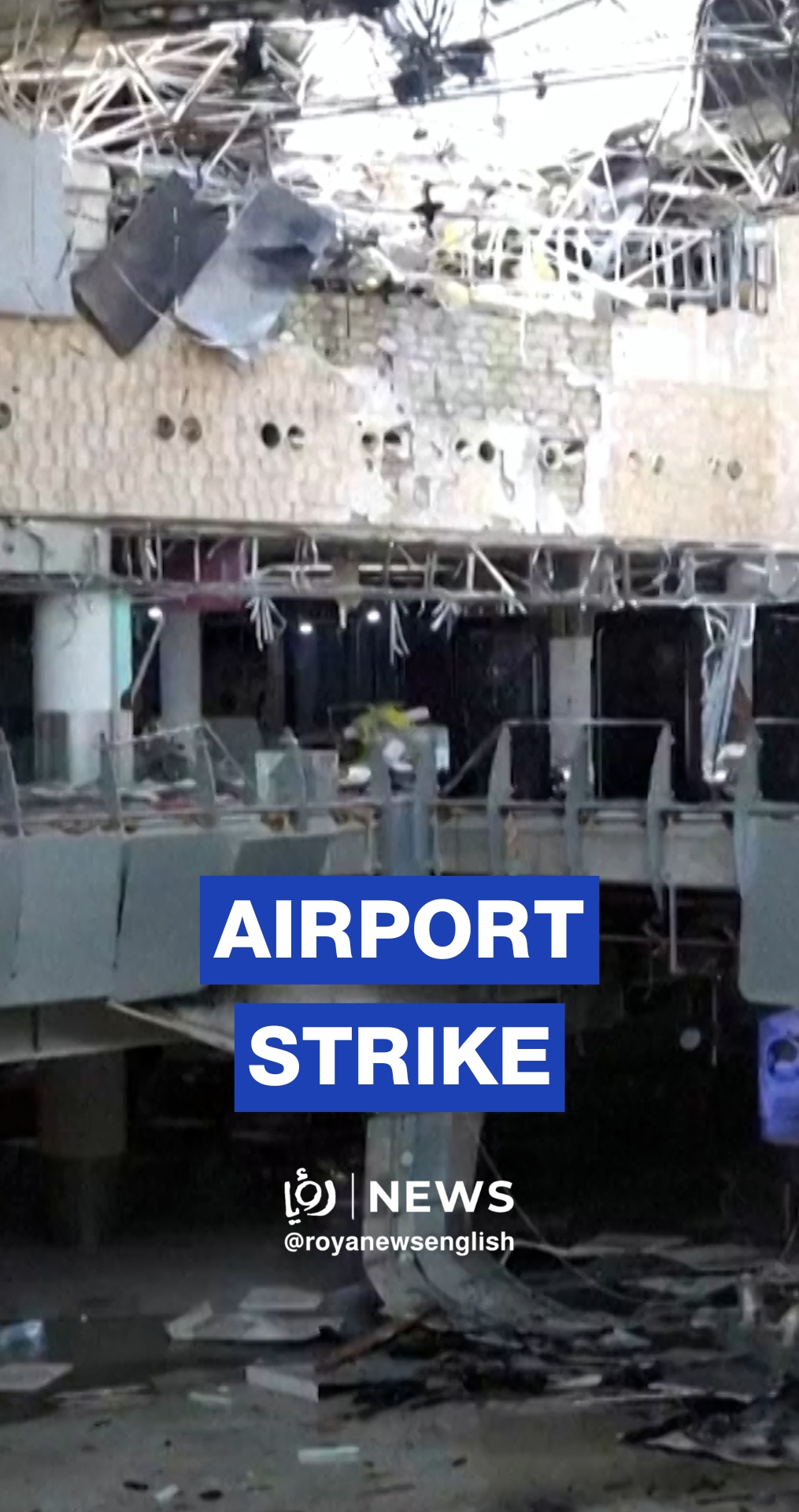 Kuwait reveals massive destruction at airport after Iran strike