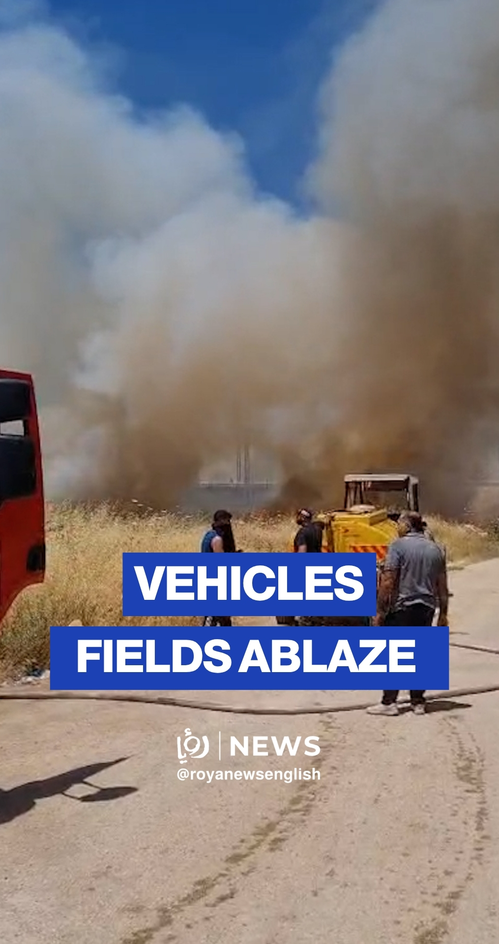 Vehicles, farmland set ablaze by 'Israeli' settlers in Huwara Raid