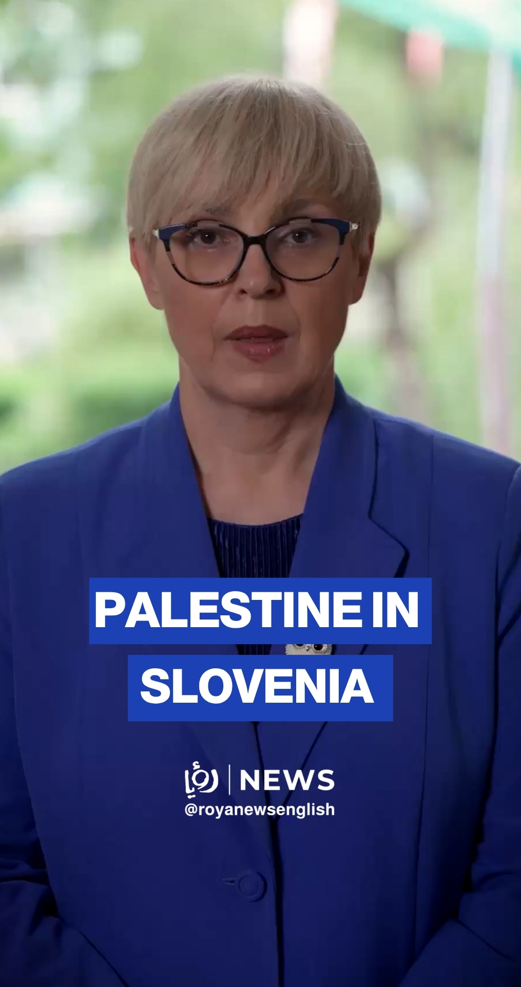 Slovenian president raises Palestinian flag at Palace