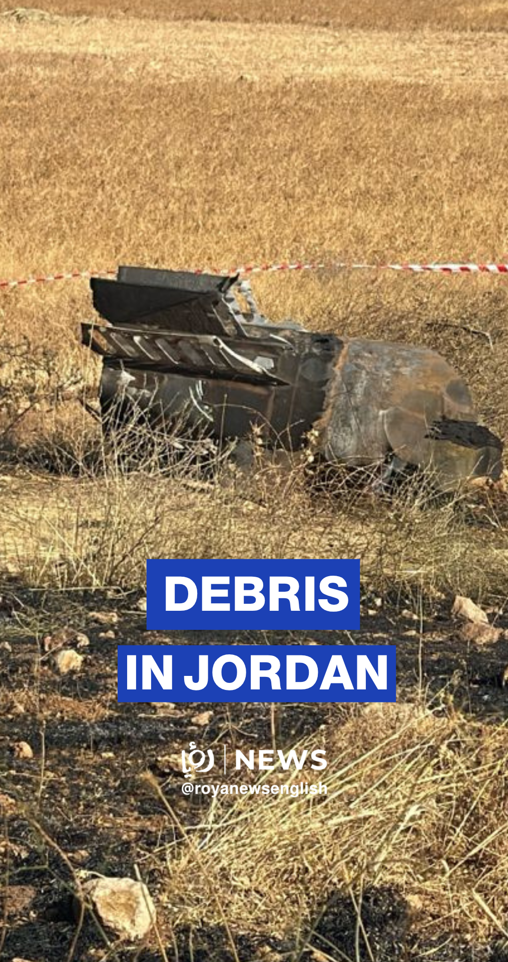 Missile debris lands in Jordan’s Mafraq