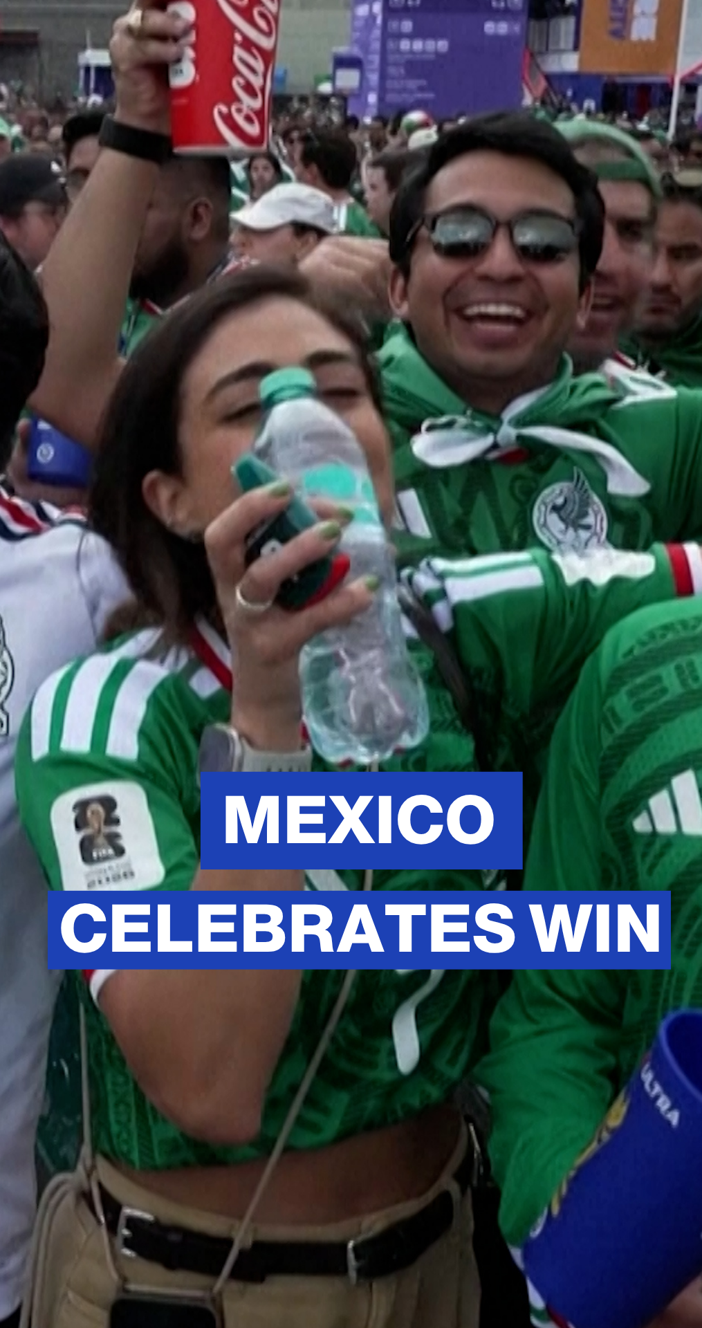 Mexico erupts in celebration after debut victory