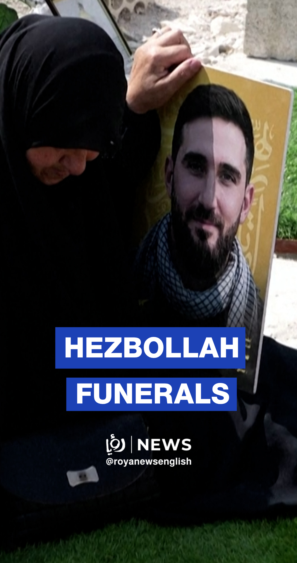 Hezbollah temporary burials amid ongoing conflict