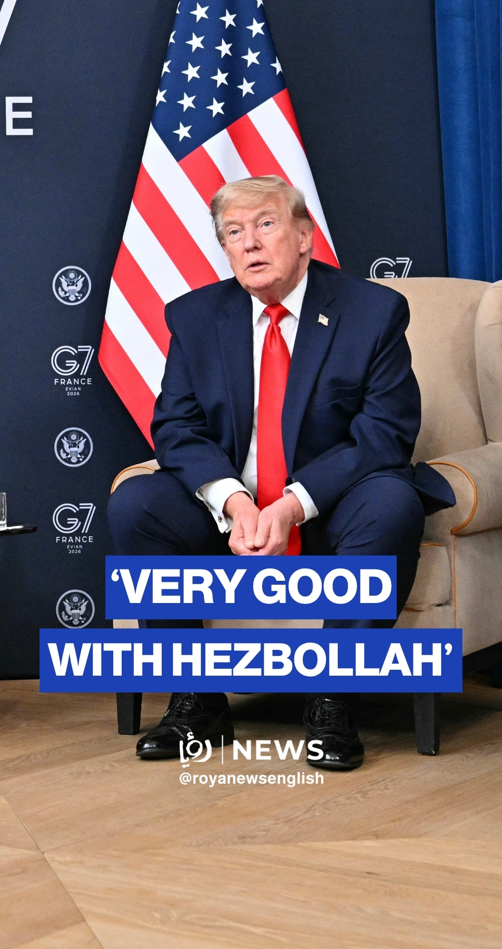 Trump suggests 'Israel' let syria 'take care of' Hezbollah