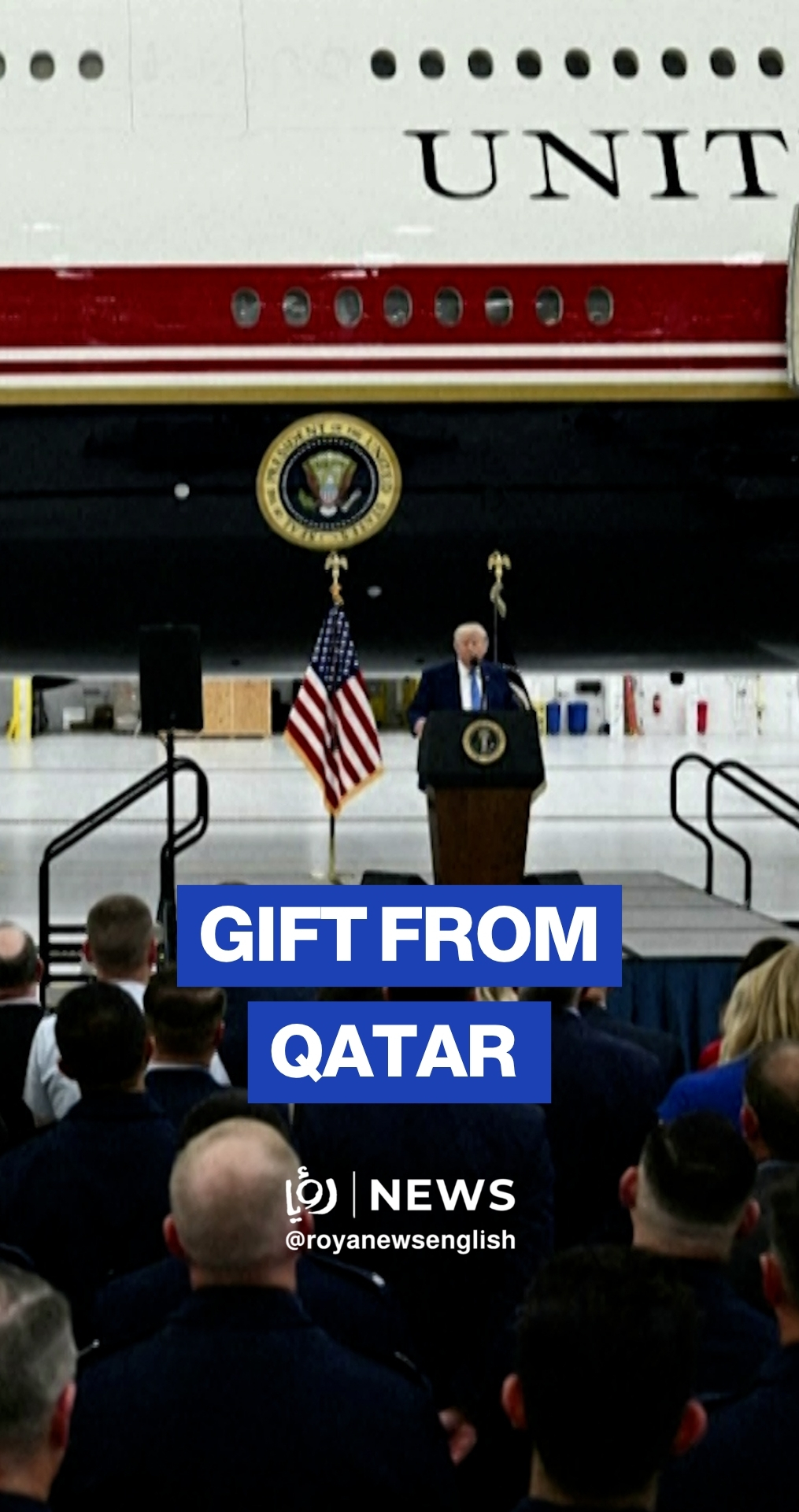 Trump reveals Qatar-gifted Air Force One plane