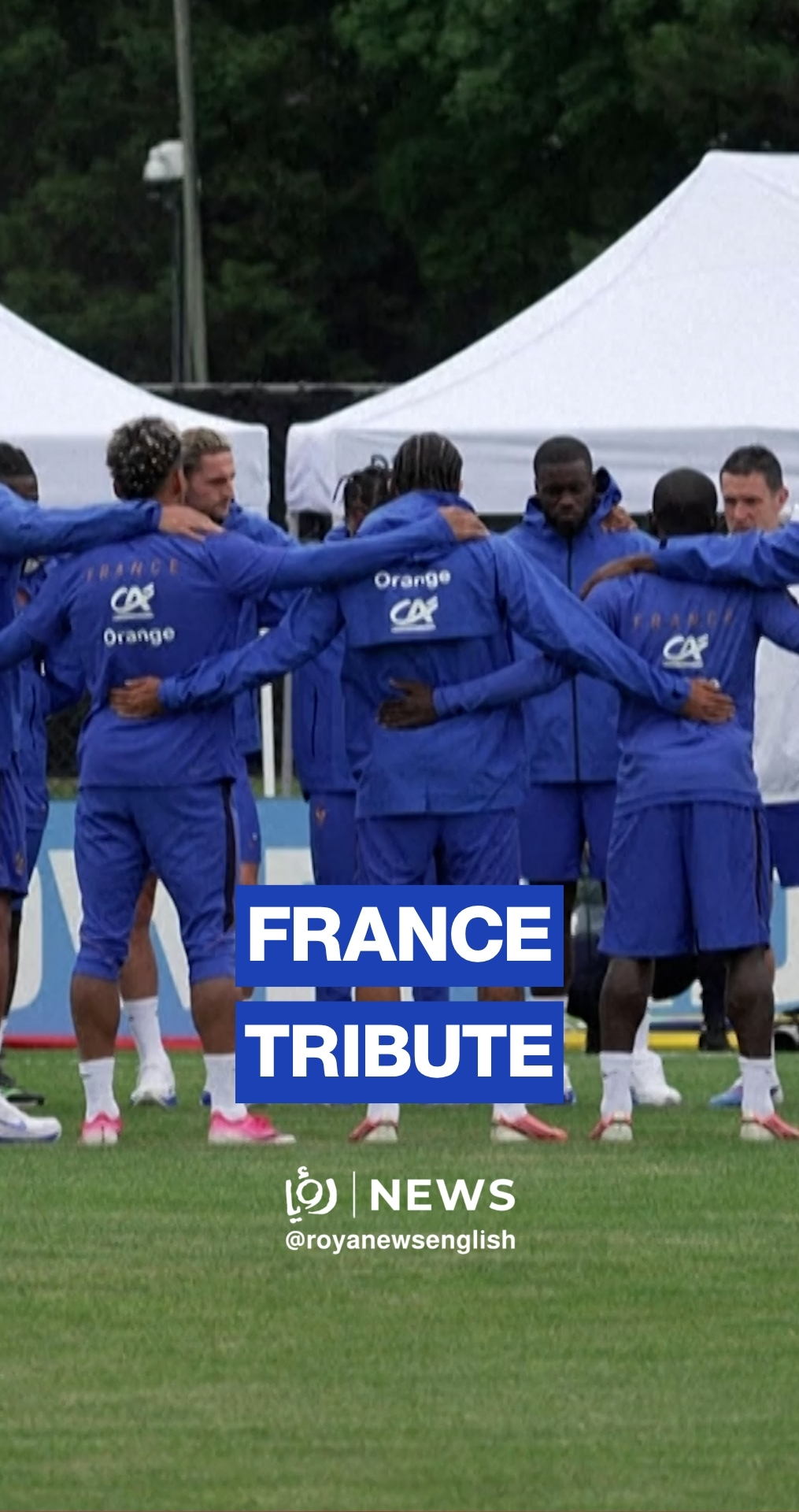 France players pay tribute to Didier Deschamps' mother at training