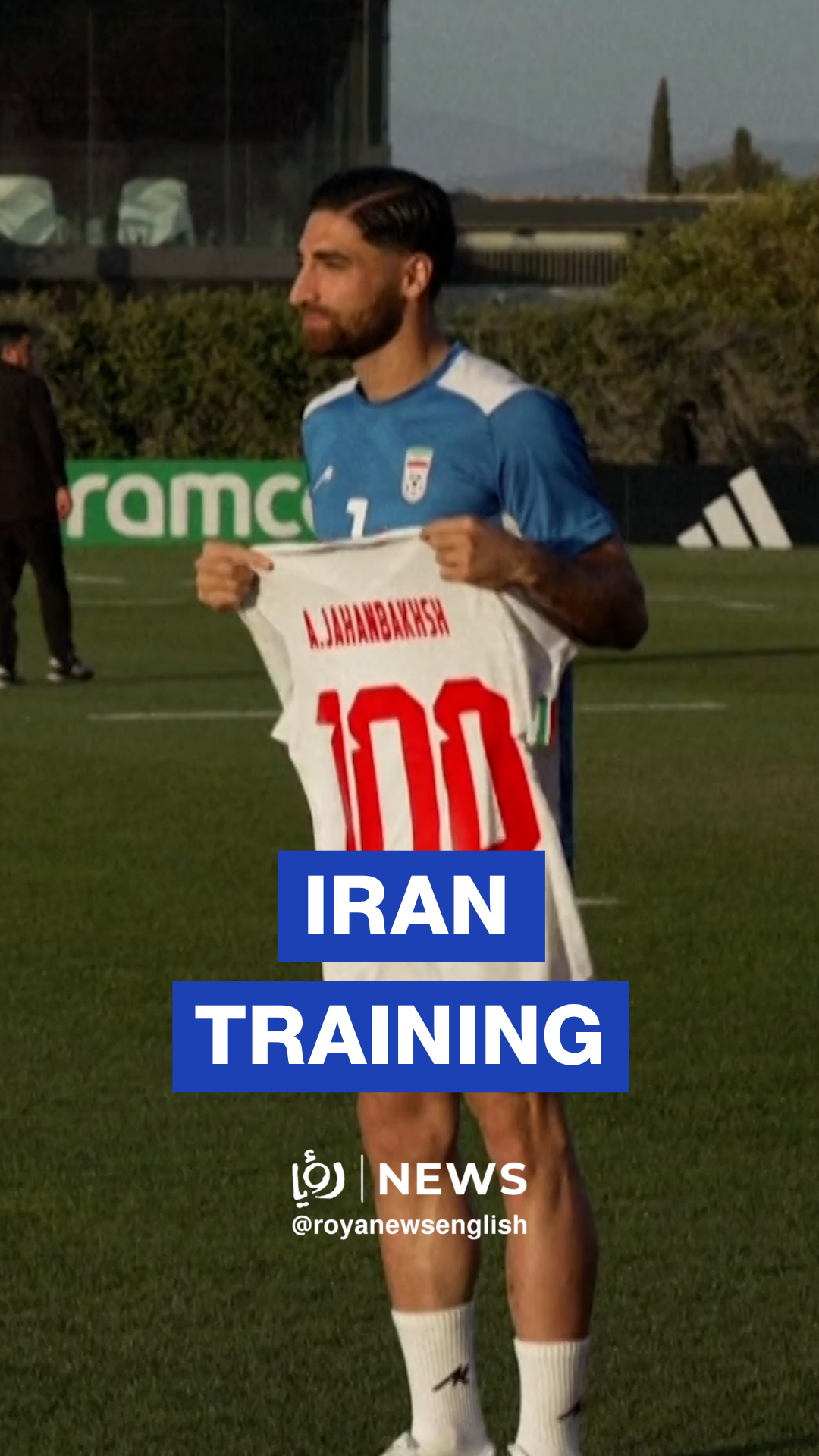 Iran train ahead of World Cup clash with Egypt