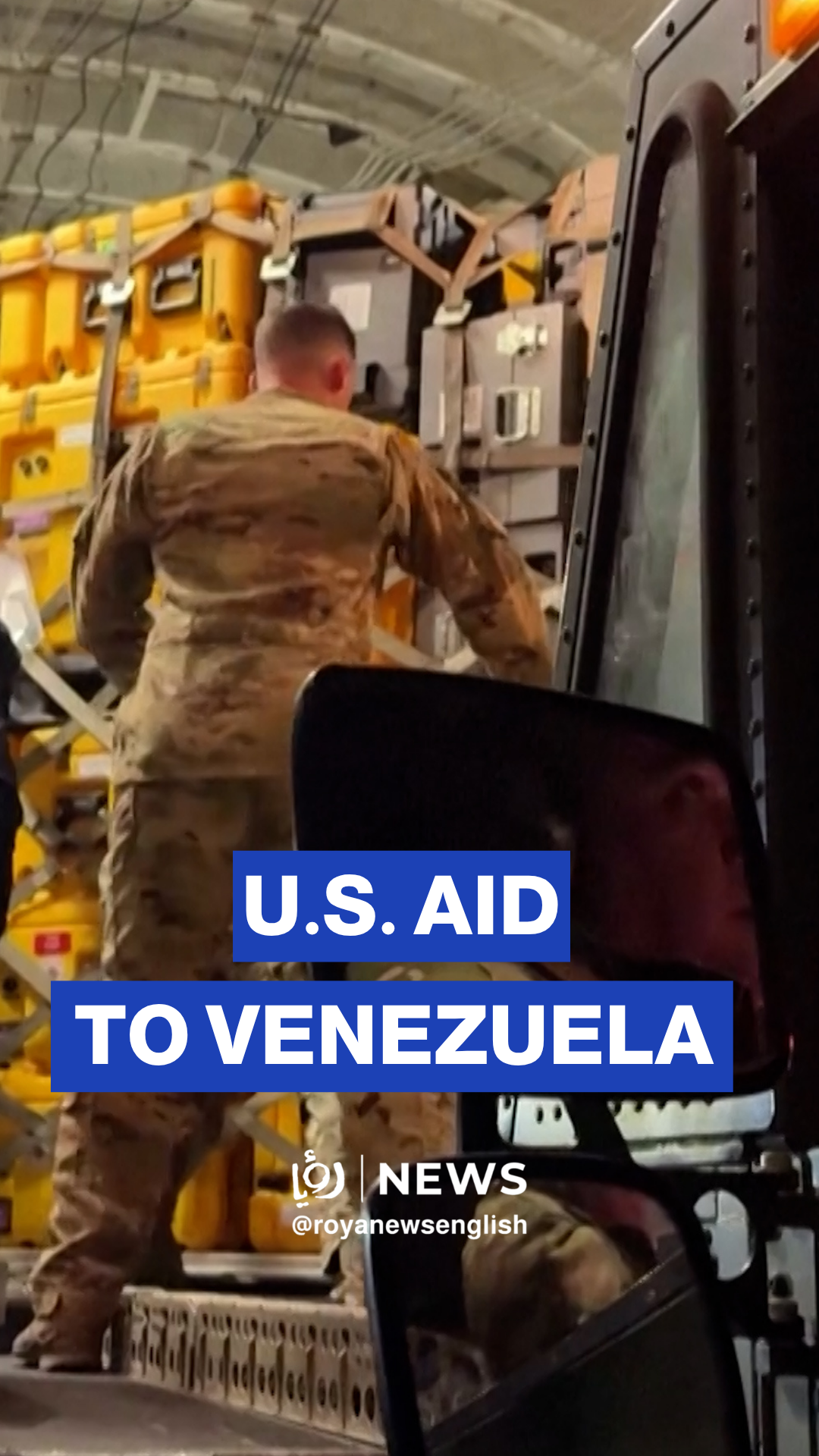 US airplane loaded to help quake rescue efforts in Venezuela