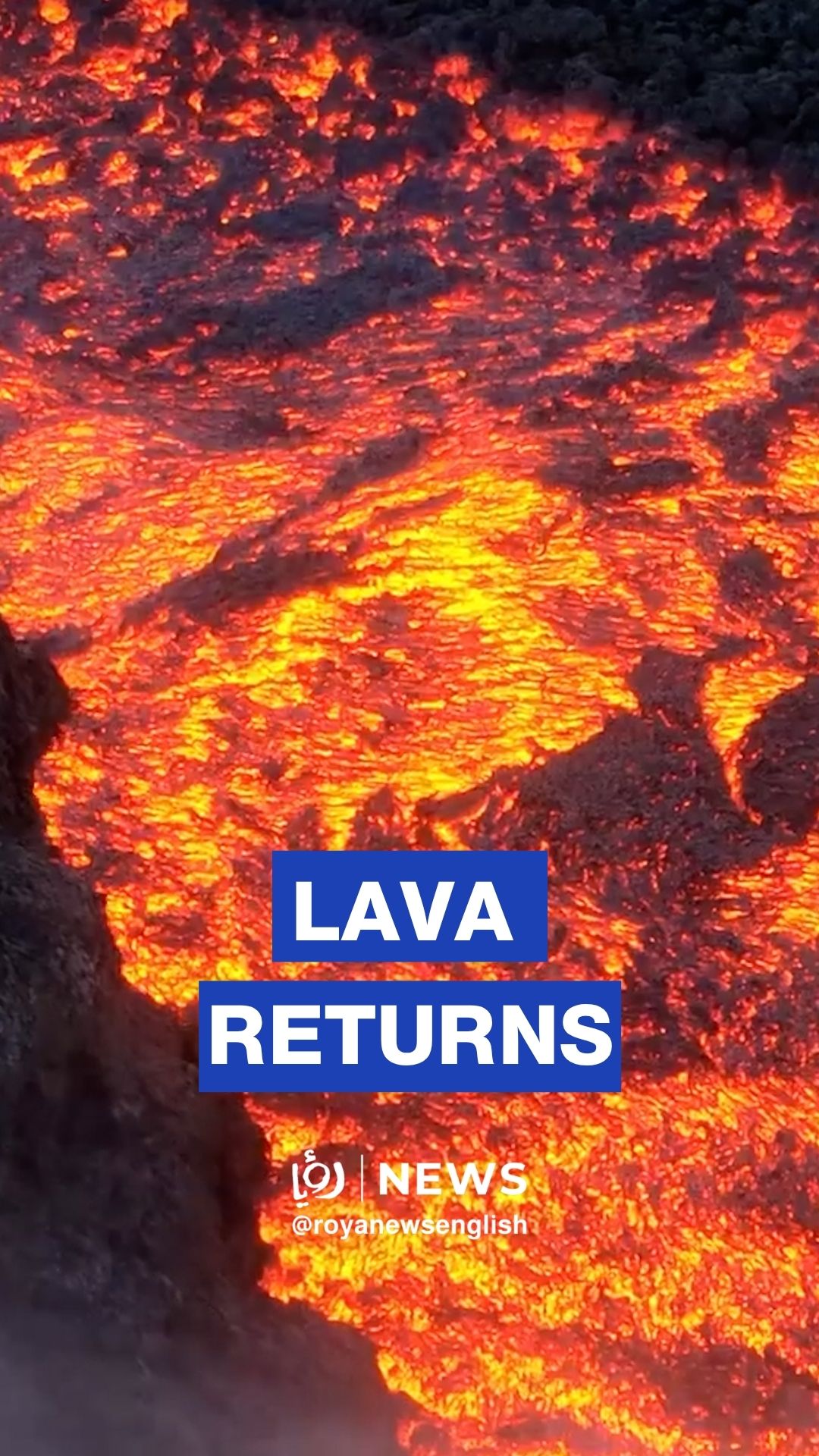 Aerial footage captures Mount Etna's renewed eruption