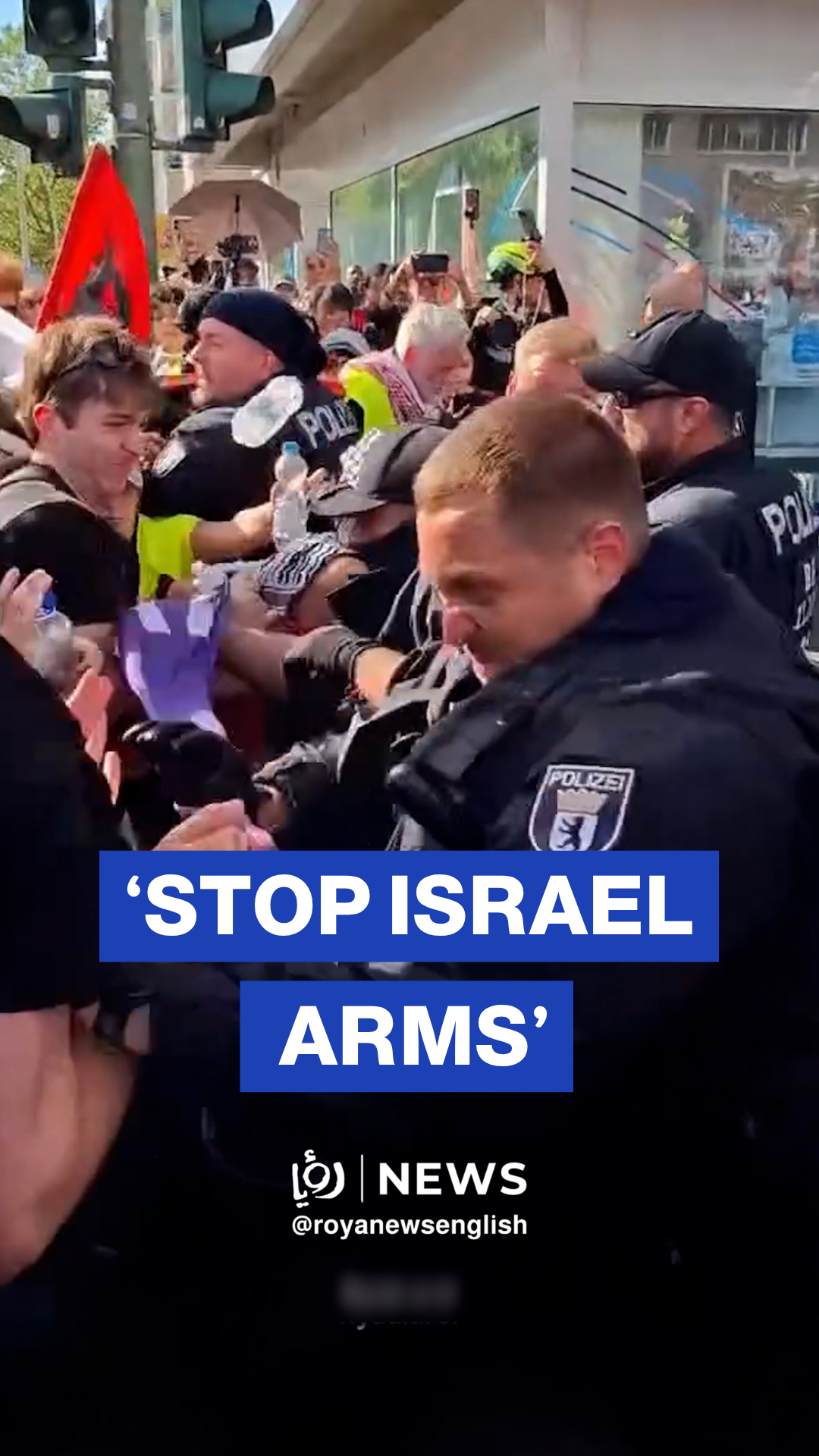 German police clash with anti-arms-to-‘Israel’ protesters