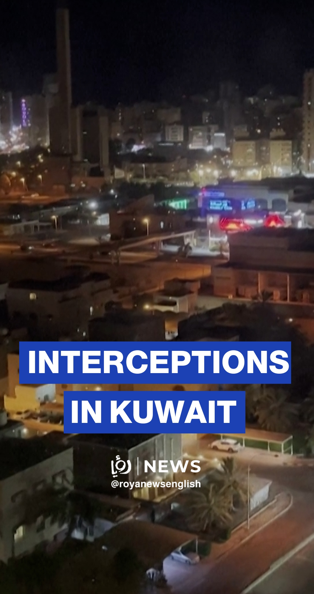 Kuwait air defences intercept Iranian missiles and drones