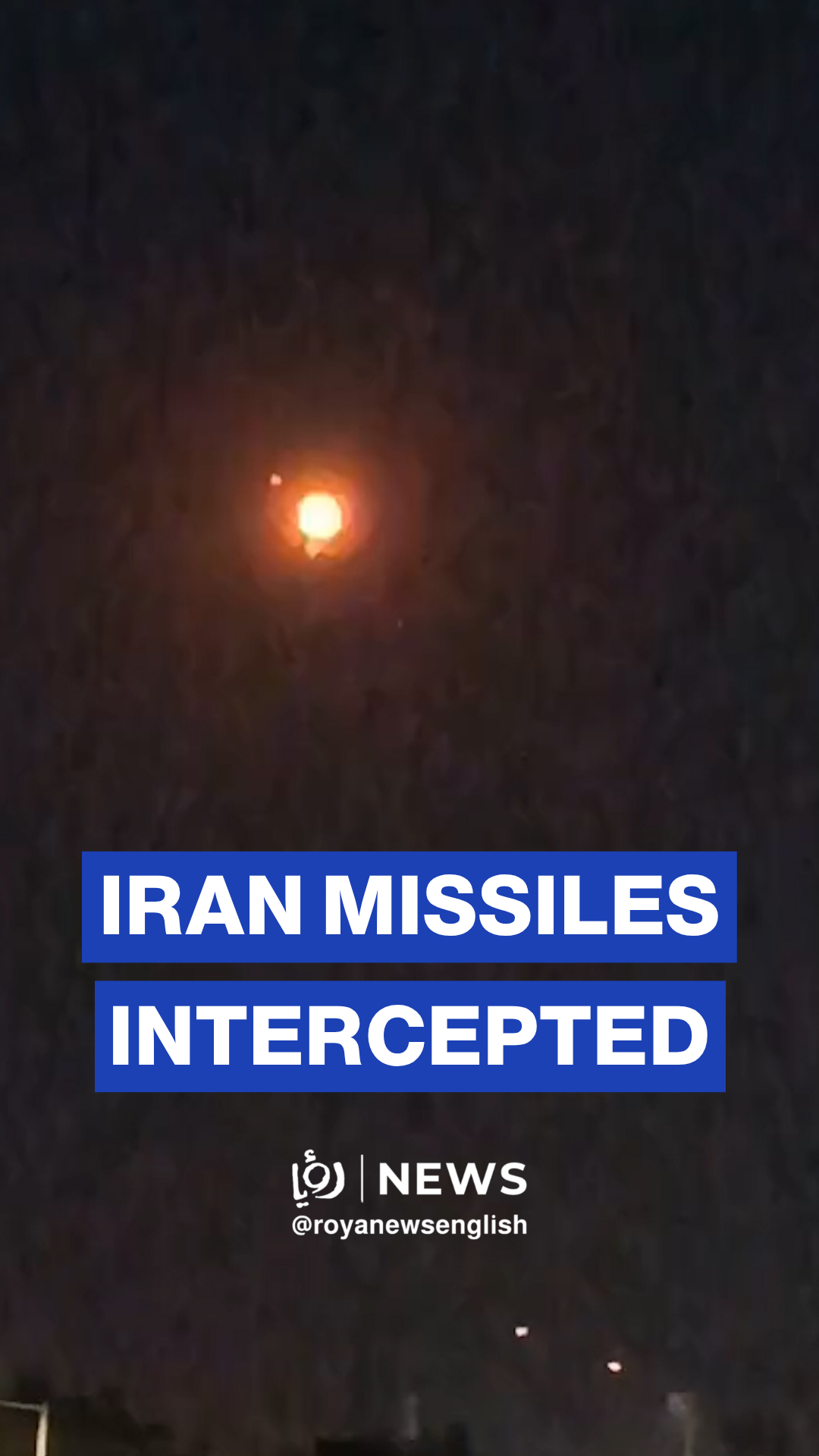 Jordan army says intercepted five Iranian missiles