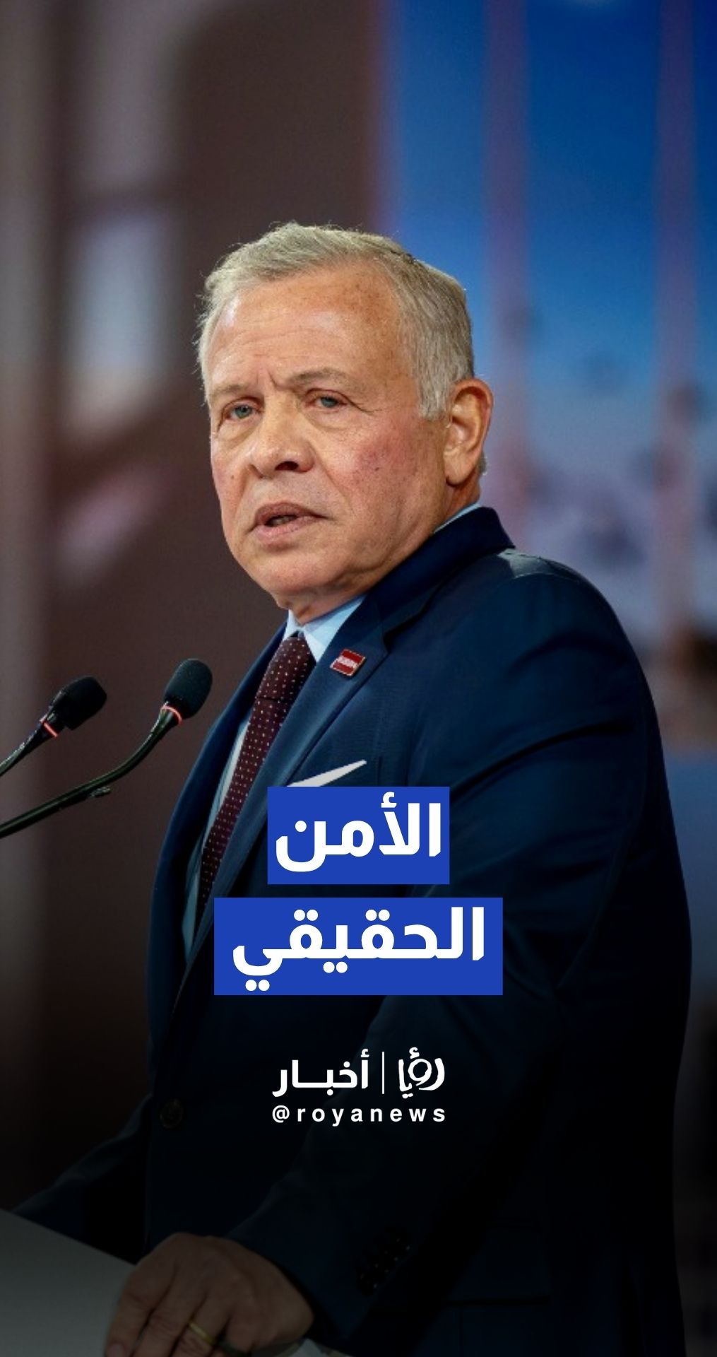 الملك : لقد استنتجت أوروبا في أعقاب الحرب أن الأمن الحقيقي لا يكمن في قوة الجيوش