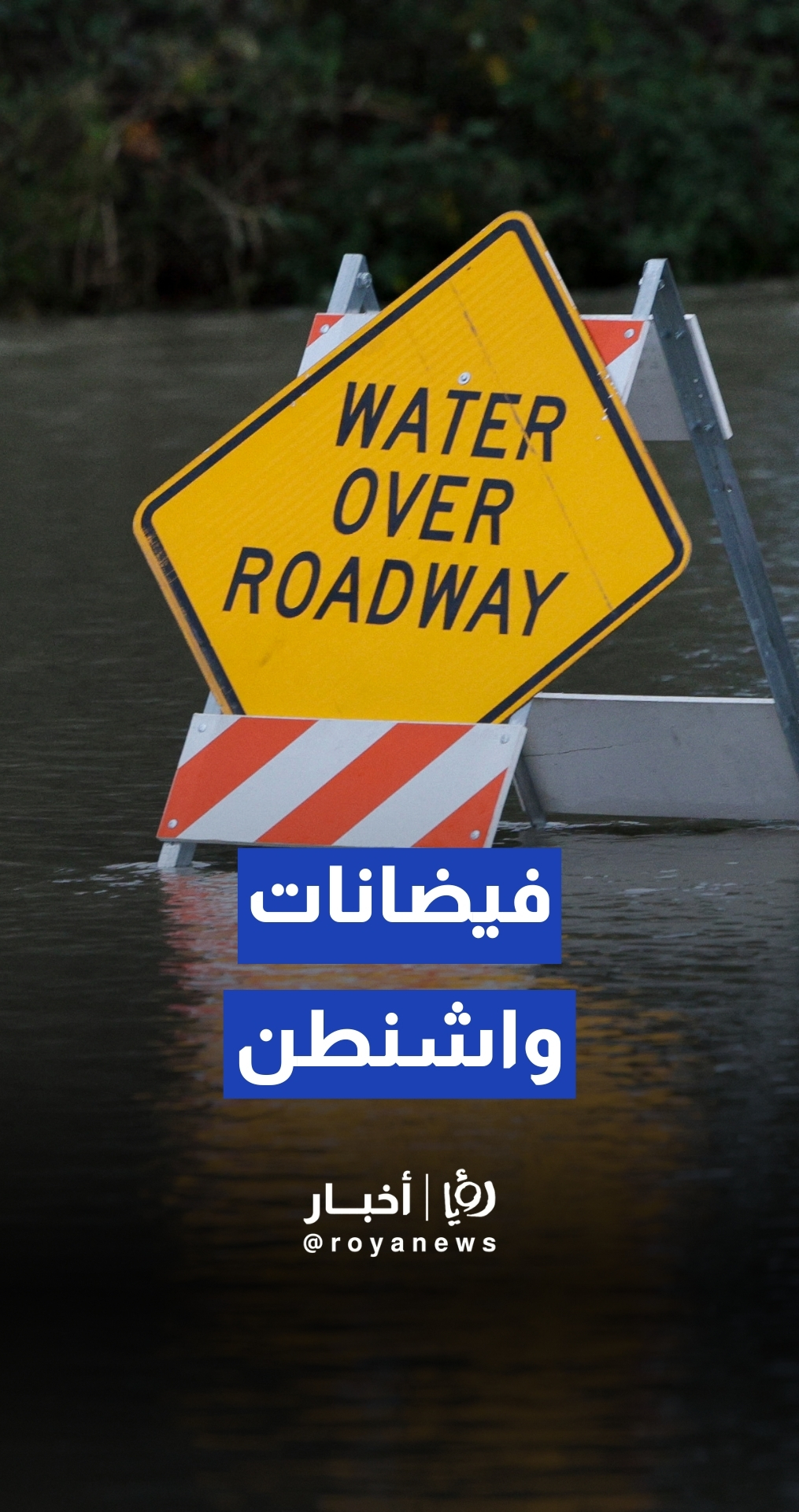 مياه الفيضانات تجتاح الأنهار والطرق في ولاية واشنطن