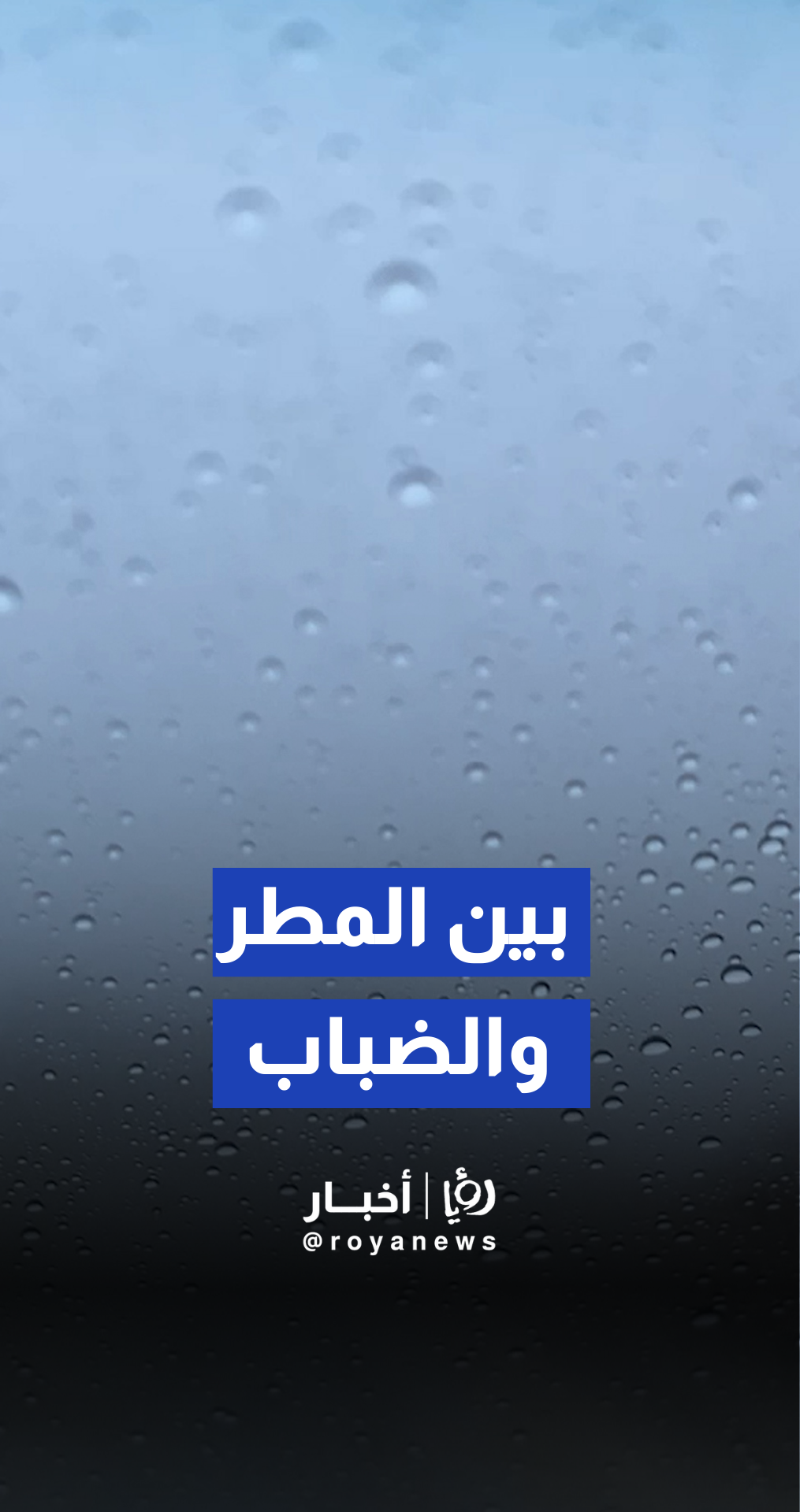 وادي موسى بين المطر والضباب