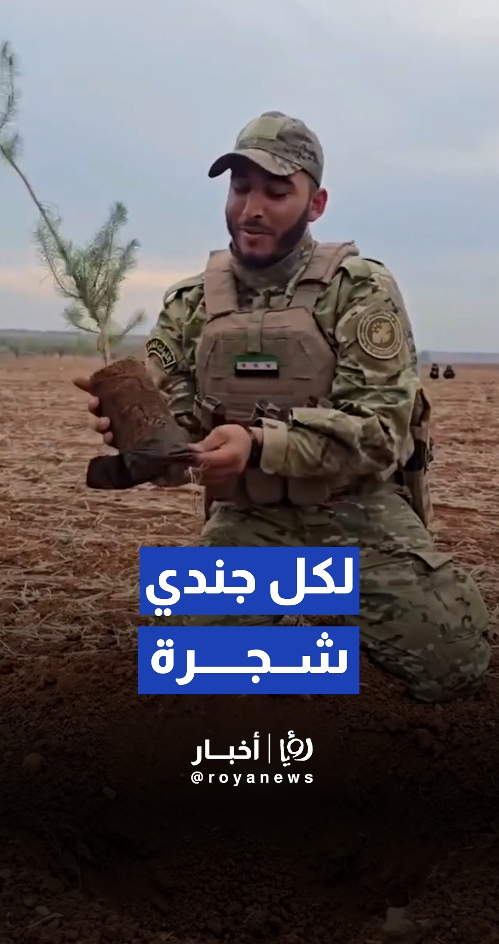 لكل جندي شجرة.. وزارة الدفاع السورية تطلق حملة "لكل جندي شجرة" لزراعة 200 ألف غرسة