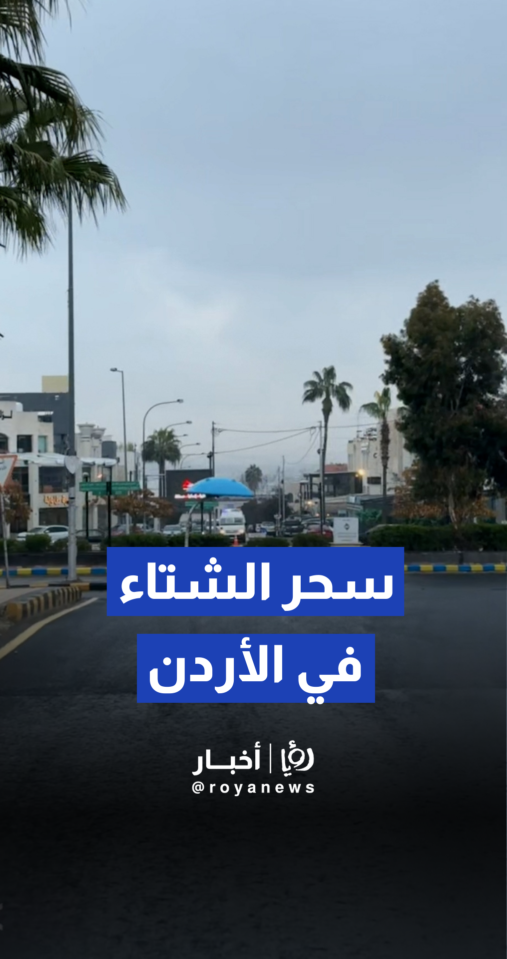 أجواء عمان الشتوية: لحظات من السكينة في شوارع العاصمة