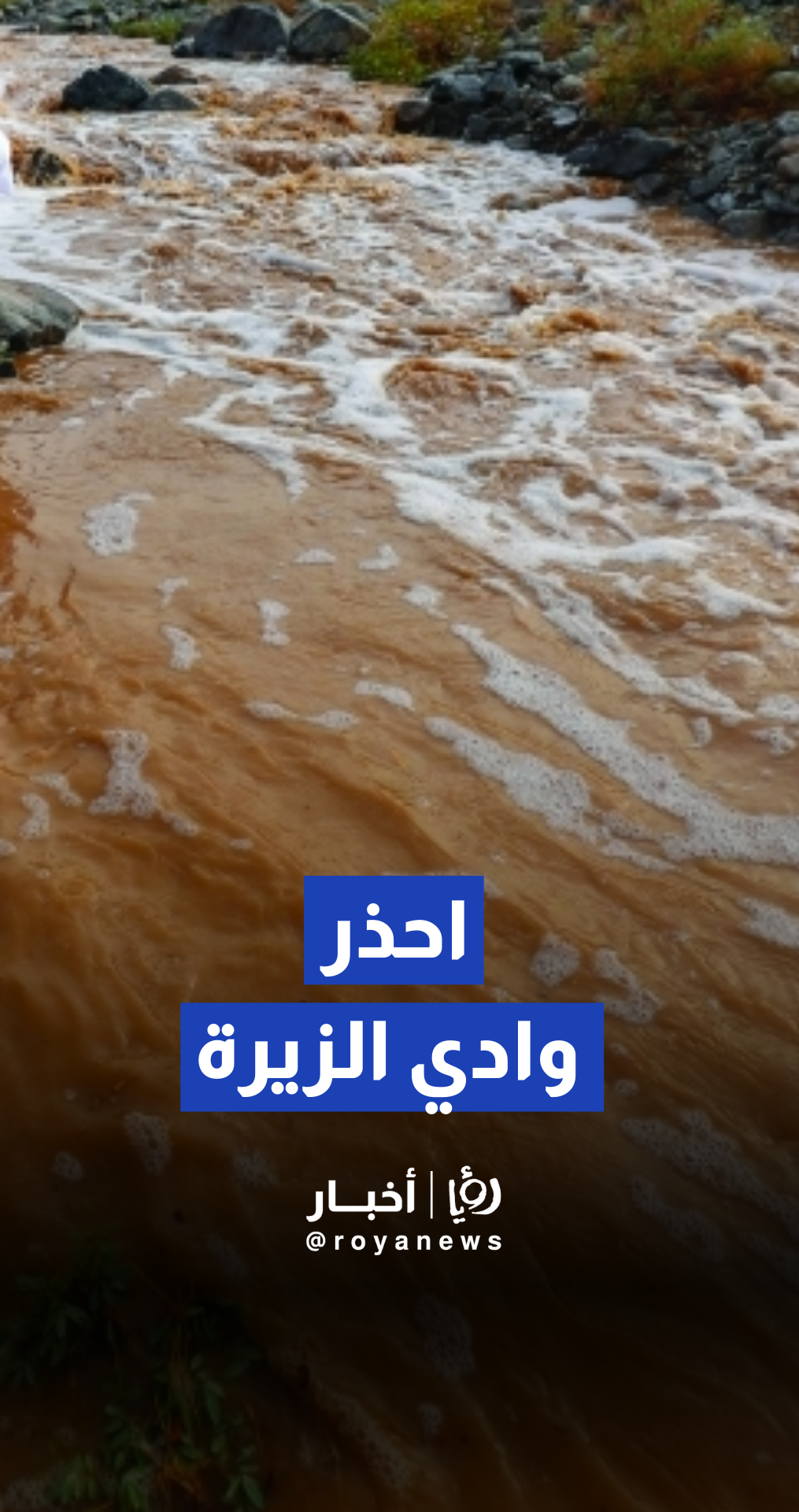 سيول جارفة في وادي الزيرة – قلقيلية