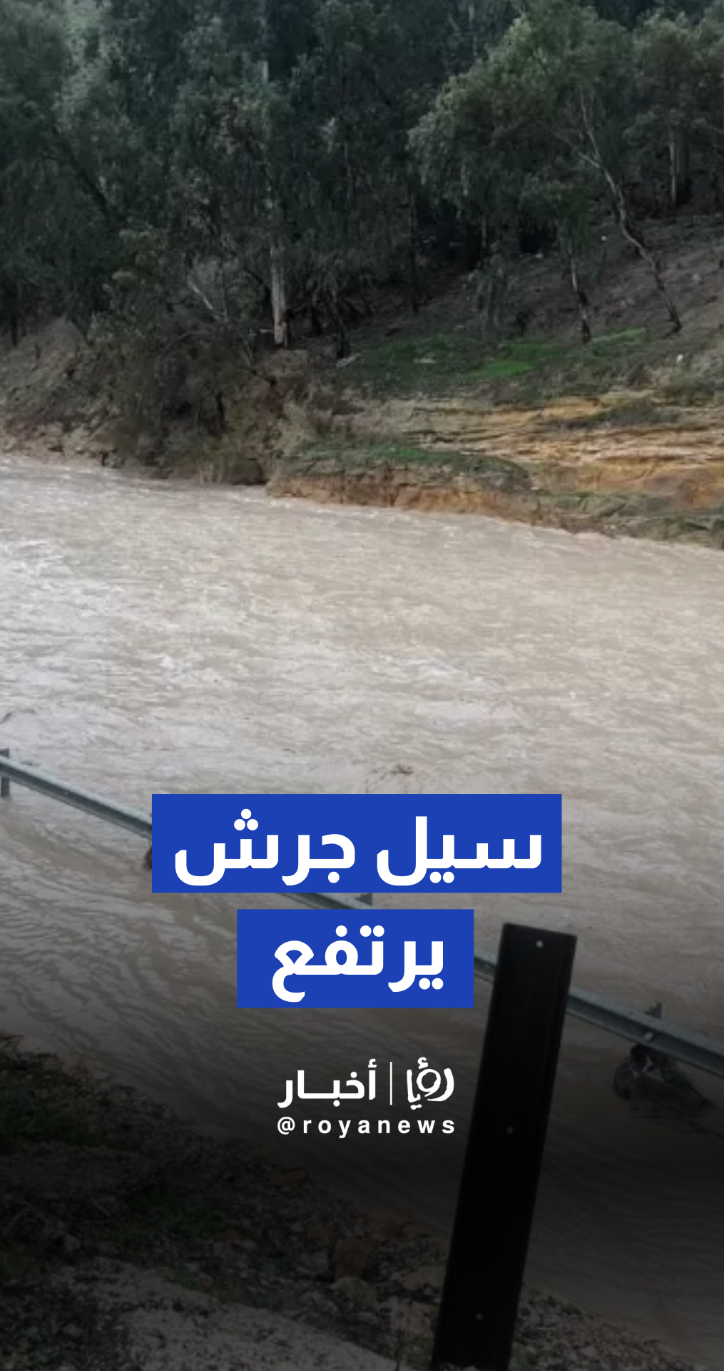 211677	ارتفاع منسوب سيل جرش جراء الأمطار الغزيرة للمنخفض