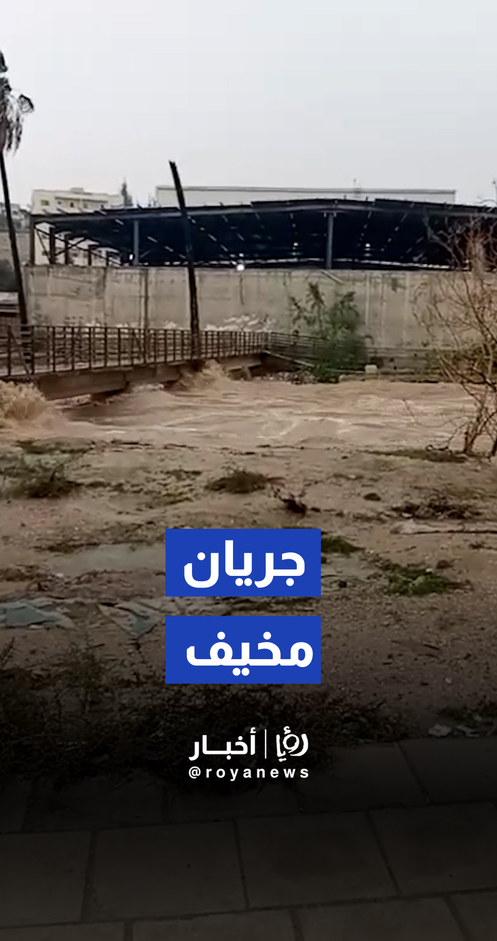 ارتفاع مخيف في منسوب مياه "سيل الزرقاء"