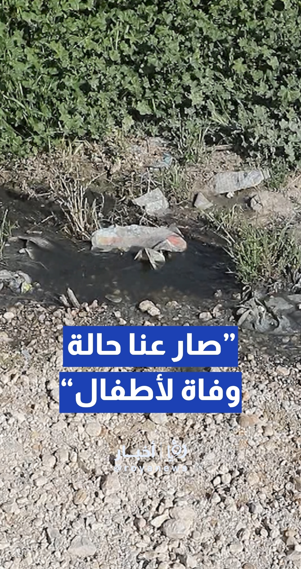 مواطنون في سكن كريم أبو علندا: محطات التنقية خطر على الأسر وصار لدينا حالة وفاة لأطفال