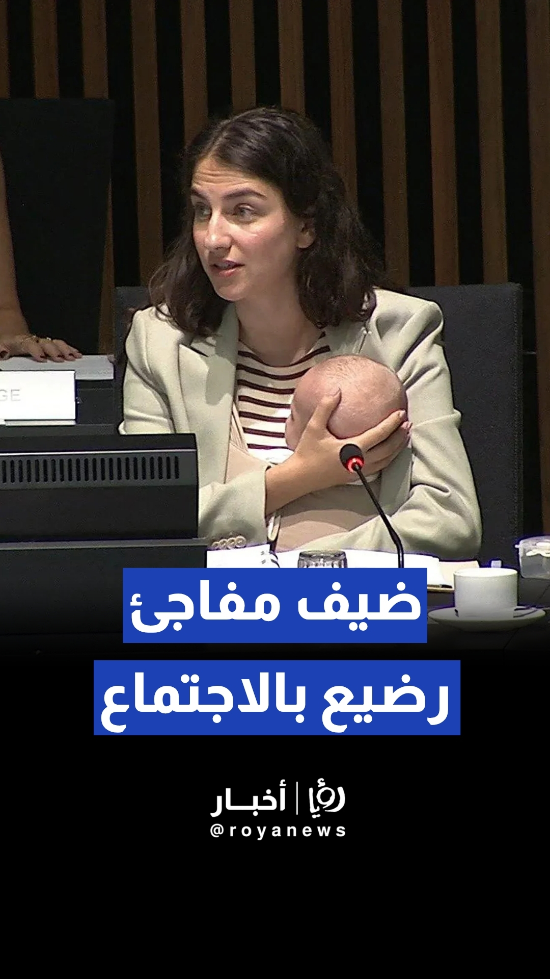 سابقة هي الأولى في الاتحاد الأوروبي.. وزيرة البيئة السويدية تصطحب طفلها الرضيع إلى الاجتماع الوزاري في لوكسمبورغ