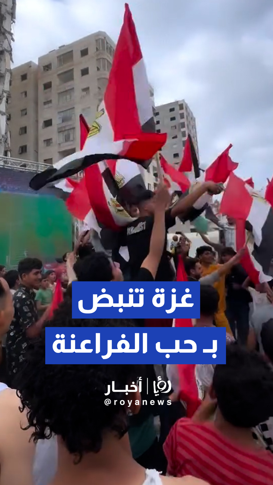 رغم كل المعاناة، أهالي غزة يزلزلون الساحات فرحا ودعما لأبطال مصر