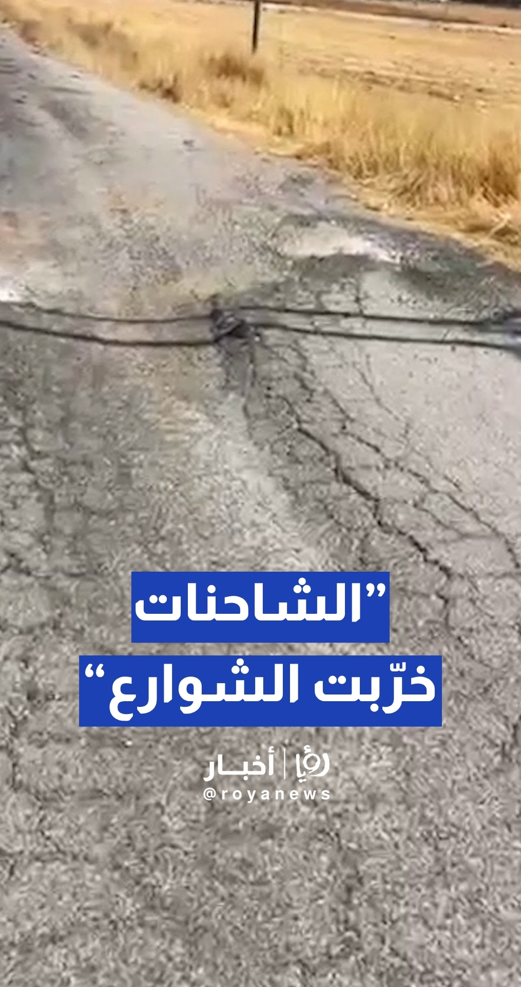 مواطنة: الشاحنات خربت الشوارع بعد تزفيتها